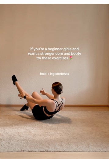 Beginner Core and Booty Workout For Stronger Abs