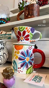 It's Mug Monday! These mugs are headed to Amor Collective here in Phoenix! If you're local, head over or check out my website for mugs there too! | Crafty Chica by Kathy Cano-Murillo