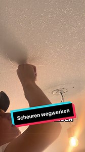 Scheuren repareren in spackplafond - stap voor stap gids