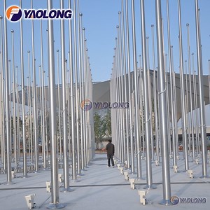 [Hot Item] Easy Mounting Remote Control Aluminun Flagpole with Group Lifting Function