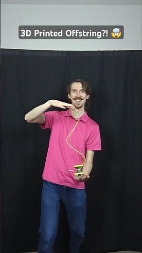 🤯 Crazy Tricks on a 3D Printed Offstring Yo-Yo! 🤯 #yoyo #tricks #crazy #3dprinting #impossible