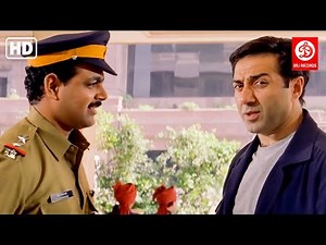 तुम बिना चेक किये उसे अंदर क्यों जाने दिया - - सनी देओल एक्शन सीन्स - Farz Sunny deol Action Scenes