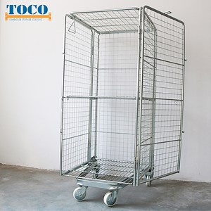 [Hot Item] Nestable 2 Sided Safety Logistic Trolley with Strap for Courier Services