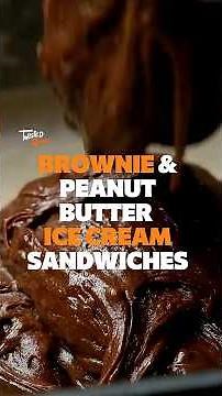 These Brownie Peanut Butter Ice Cream Sandwiches Are Pure Indulgence! 🍫🥜
