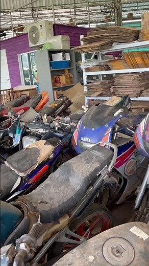 ใครชอบทั้งเหลือง #มอเตอร์ไซค์มือสอง #รถเก่า