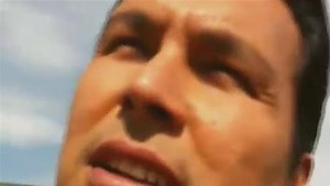 RAW: Adam Beach at Brokenhead First Nation