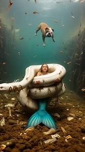 Man turns wife into mermaid and dumps her in dirty drain but dog save her #RescueStory #truestory #shortstory #realstory #lovestory | Flirtie Feline