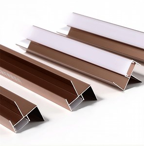 [Hot Item] Factory Price Aluminum Tile Trim Profile for LED Strip Metal LED Tile Trim