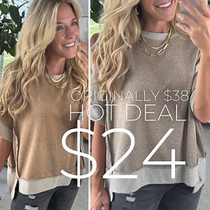 French Terry Tops  On HOT DEAL! You got it babes! These Best-Sellers are originally $32, but one-day-only, just $16! Stock up on each and every color tonight!​​​​​​​​​-​​​​​​​​​https://rubyclaireboutique.com/collections/hot-deal | RubyClaire Boutique | Facebook