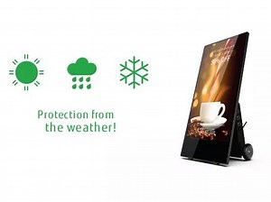 [Hot Item] 43 Inch Battery Powered Portable Outdoor Digital Signage LCD Displays