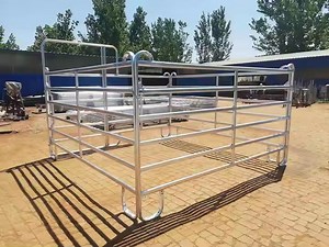 [Hot Item] 12 FT Heavy Duty Livestock Panel Fence Galvanized Horse Corral Panels