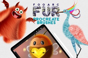 Procreate Fur Brushes, Fuzzy Texture, Realistic Hair (digital Download) - Etsy