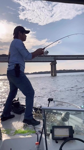 Fishing under the bay bridge. #fishing #fishinglife #fishingislife #fishingvideos #boating #adventures #outdoors #fishon #bongcortfishing | Damag Ti Salun-at Ni Dok H.