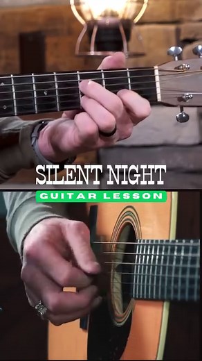 Two crosspicking solos in two different keys...sounds like an escape room clue, doesn't it? Well it's not. It's Silent Night and it's BEAUTIFUL! Access this full lesson on BanjoBenClark.com! #silentnight #christmascarols #guitarlesson #crosspicking #flatpickingguitar #banjoben | Banjo Ben