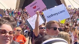 Sydney goes crazy for Ellen