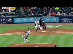 HOU@NYY: Headley singles home a run in the 1st