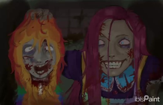 Pinkamena and Rainbow Dash Fan Art Creation