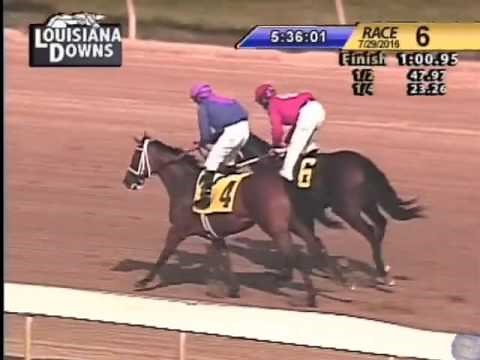Louisiana Downs July 29 Race 6