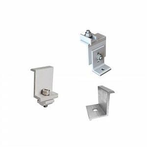 [Hot Item] Custom CNC Machining Aluminum Supply Solar Racking Adjustable End Clamp