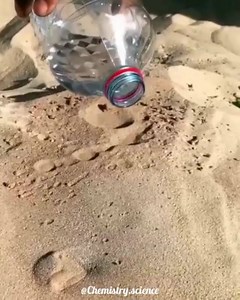 12K views · 102 reactions | Pouring water on to extremely hot sand. When it is 90 degrees outside, the sand can be over 120 degrees, hot enough to cause second and even third degree burns. Part of the reason the sand got hotter faster is because the specific heat of sand is lower than the specific heat of water. That's why it took less light energy to change its temperature. | Chemistry | Facebook