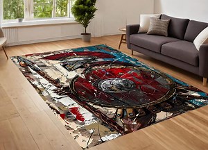 Spartan Rug, History Rug, Teen Room Rug, Kids Room Rug, Spartan Gladiator Rug, Poster Rug, Washable Rug, Game Room Rug, Area Rug, Non Slip - Etsy Canada