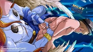 Angemon and TK – Horny boy gets fucked in Digimon gay hentai porn