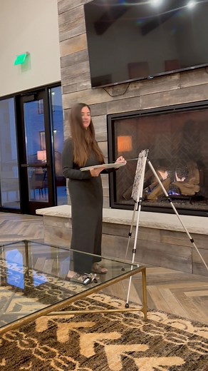 Who says artists have to stay behind the canvas? Getting ready for the next chapter… my Art by K. Frank Print Club launch! #behindthescenes #launchsoon #mystory #GiftGiving | Kristin Stanford