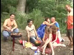 Older Couple Sneak Away From Picnic For Random Sex