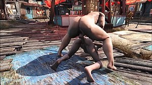 Fallout 4 Diamond City - Öffentlicher Fick 2