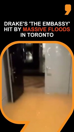 2.3K views | Canadian rapper and singer Drake’s luxurious mansion — ‘The Embassy’ — was affected by an unexpected flood. The artist posted a video on Instagram stories, showing murky water in a torrential flow through his home during one of the city’s most severe rainstorms in recent times. Tap the  in the story for DETAILS . . . . . . #drake #toronto #reels #trending #viral #floods #rainstorms #canadiansinger #newsreels #news9 | NEWS9 | Facebook