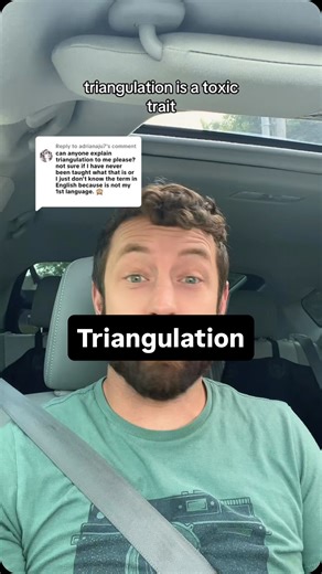 Doug Weaver on Instagram: "Being triangulated as a child can really make it difficult to learn how to make healthy relationships as an adult! #triangulation #relationships #toxic"