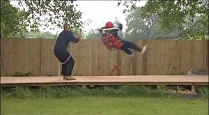 Note to self: destroy plans for homemade jetpack and never speak of it again. | Gfycat