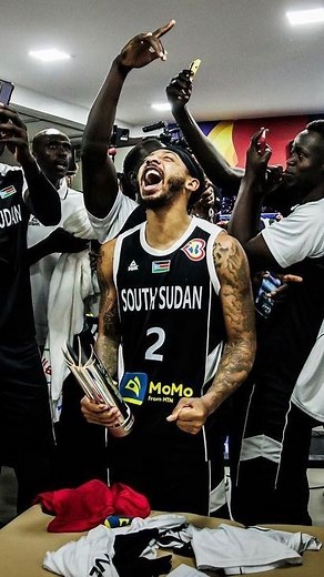 4.6K views · 291 reactions |  Bound for Paris! South Sudan marks a historic moment with their first Olympic qualification in the locker room. #theBAL #FIBAWC #SouthSudan #Olympics | Basketball Africa League | Facebook