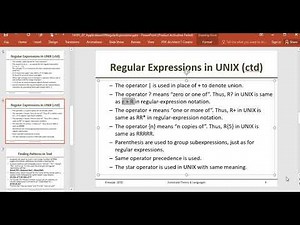 RE06 - Applications Of Regular Expressions