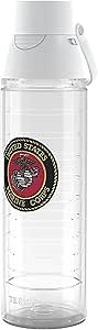Tervis Marines Logo Made in USA Double Walled Insulated Tumbler Travel Cup Keeps Drinks Cold & Hot, 24oz Venture Lite Water Bottle, Classic