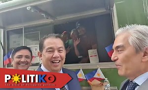 “Pinoy food at last,” said Speaker Martin Romualdez while staying in the US. House of Representatives of the Philippines Aurelio "Dong" D. Gonzales Jr. Martin Romualdez Toby Tiangco #foodtruck #Pinoyfood | Politiko