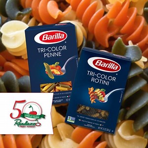 1K views | Experience the true flavors of Italy with every bite of Barilla Tri-Color Pasta  Made with the finest ingredients, this pasta is a colorful and delicious addition to any meal. #BarillaTriColorPasta #ItalianTaste #PastaPerfection #happycustomer #customers #weloveourcustomers #randazzo #randazzofresh #fresh #freshmarket #randazzofreshmarket #macombtownship #shelbytownship #warren #clintontownship #utica #washington #michigan #puremichigan | Randazzo Fresh Market | Facebook