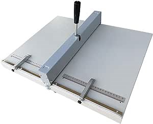 CGOLDENWALL Paper Creasing Machine Creaser Paper Folding Machine Manual Binding Machine for Greeting Cards Booklets Photo Papers (520mm)