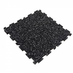 [Hot Item] Sound Absorption Interlocking Gym Rubber Floor Puzzle Mats Gym Flooring