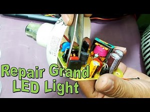 How to Repair Grand LED Lamp 48 Watt || Repair LED Light || Repair LED Bulb