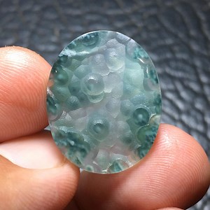 Botryoidal Chalcedony Cabochon 23x18x4 Mm - Etsy Australia
