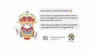 2.8K views · 126 reactions | #Borbot si presenterà a tutti voi il 3 maggio. Intanto iniziamo a fare la sua conoscenza. | Reggia di Caserta | Facebook