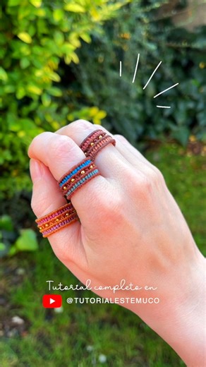 11K views · 254 reactions | Tutorial Gratis Anillo Boho Rustico | Tutoriales Temuco · Macrame | Facebook