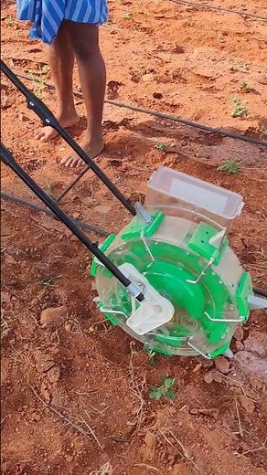 Manual multi crop seed drill machine.