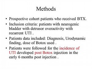 #22853 In Patients with neurogenic detrusor overactivity: Will intravesical Botox injections de...