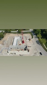 Pre-cast wall work continues at Station 82. Check out the drone footage. | North Shore Fire/Rescue