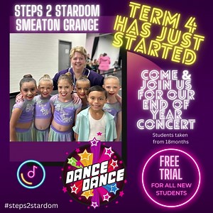 **🌟 Experience the Magic of Dance for Your Child in Macarthur! 🩰** Are you on the hunt for a dance studio with experienced and caring teachers? Your search ends here! At Steps 2 Stardom, we take pride in our 30 years of experience, which truly sets us apart. 🎉 Our commitment is clear: every child should learn with care, empathy, and a deep love for dance. 🩰 To prove our dedication, we're thrilled to offer you a **FREE TRIAL** so your child can experience the joy of dancing with us firsthand!
