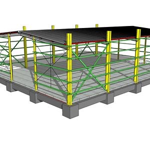 [Hot Item] Steel Structure Shed Construction Design Steel Structure Warehouse Prefabricated Steel Warehouse