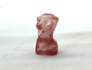 Buste femme pierre naturelle Quartz melon d'eau 30MM - Etsy France