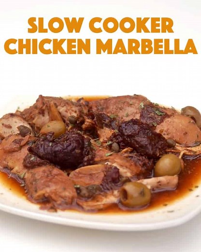 Slow Cooker Chicken Marbella (WW Friendly)
